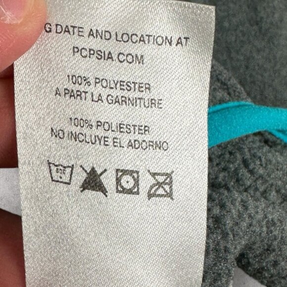 Patagonia T-Snap Synchilla Fleece Grey Blue Size XS Womens Hiking Sweater Top - Picture 11 of 14